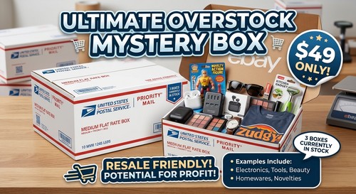 Mystery box overstock - box!,
